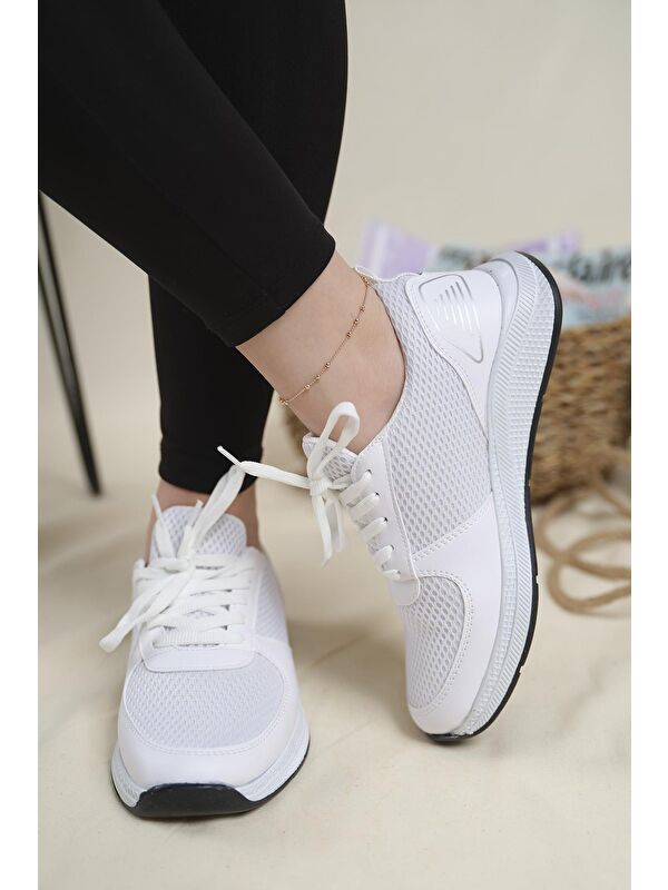 Laya Fileli Hafif Rahat Taban Kadın Sneaker - Görsel 3