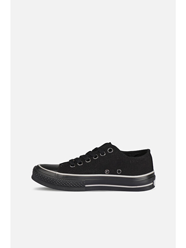 Idol Basic Unisex Çocuk Siyah/Siyah Sneaker - Görsel 3
