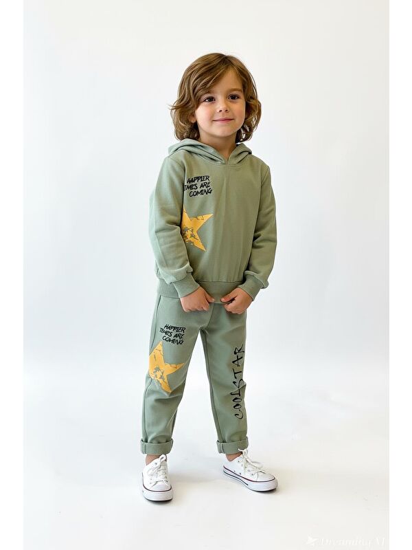 Miababy Cool Star Baskılı 2 Li Takım