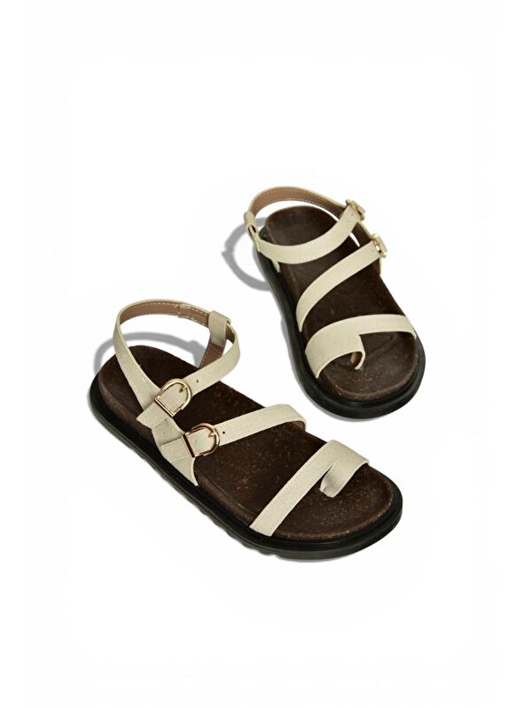 Fox Shoes Kahverengi Fox Shoes Sandalet Kadın Y250504002