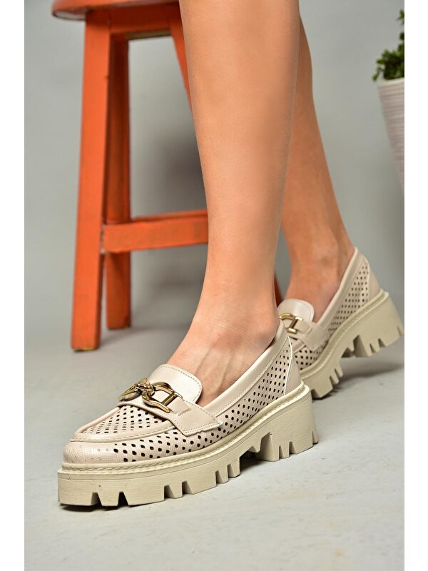 S2502426 Bej Kadın Ayakkabı - Görsel 5