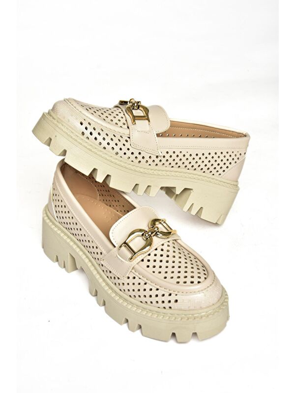 S2502426 Bej Kadın Ayakkabı - Görsel 4