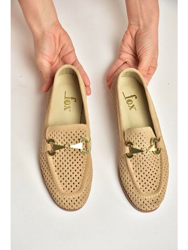 Fox Shoes Kahverengi Fox Shoes Babet Kadın Y291262402