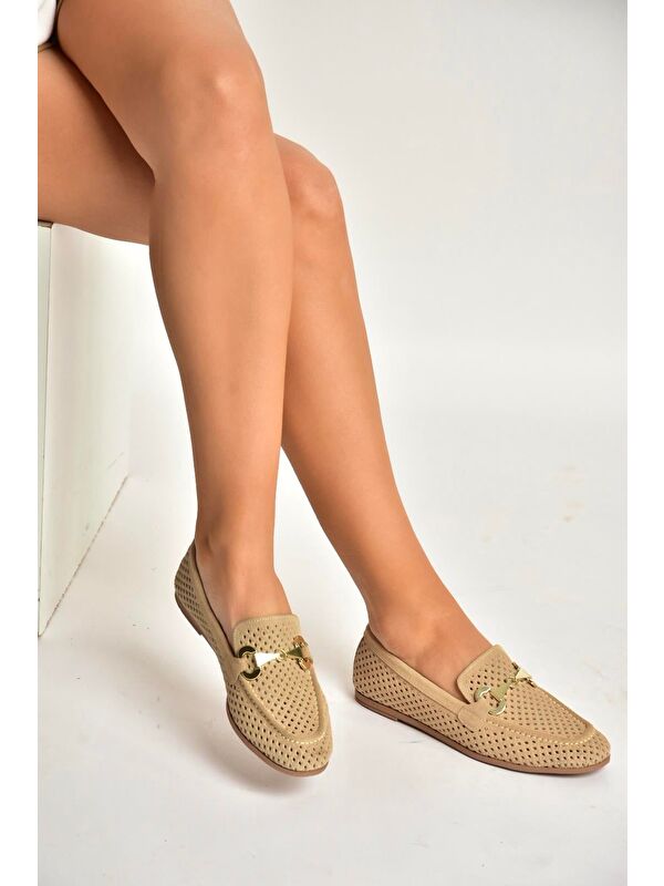 Fox Shoes Kahverengi Fox Shoes Babet Kadın Y291262402