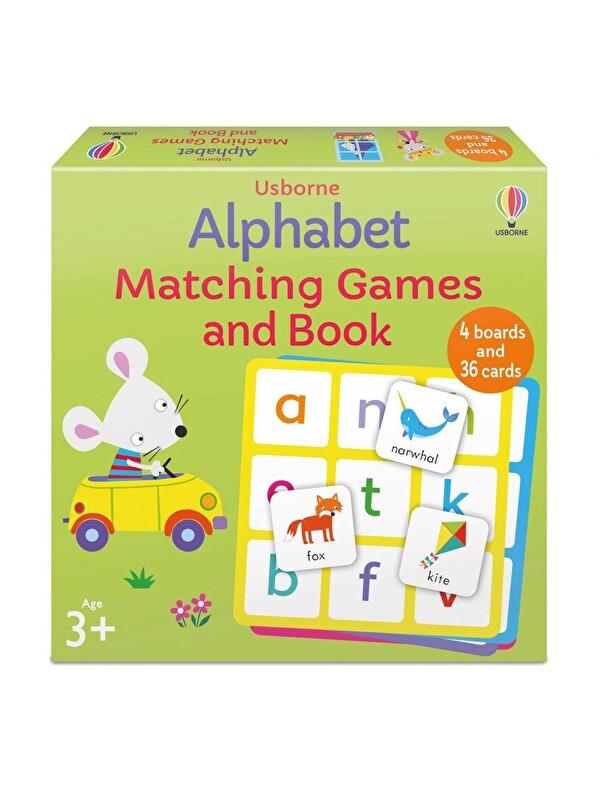 Usborne Publishing Matching Games and Book: Alphabet