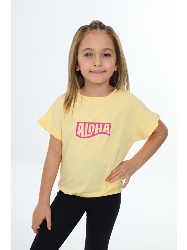 Toontoykids Kız Çocuk Baskılı Tişört