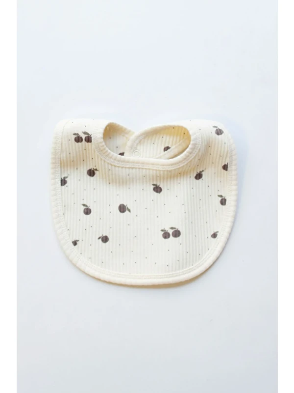 Oh La La Koala For Little Ones Elma Desenli Kaşkorse Çıt Çıtlı Bebek Önlük