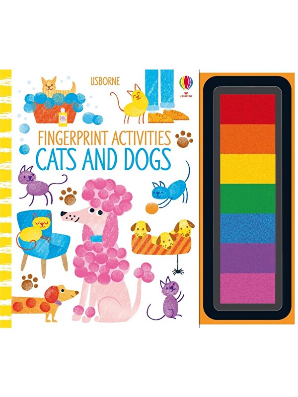 Usborne Publishing Fingerprint Activities: Cats and Dogs