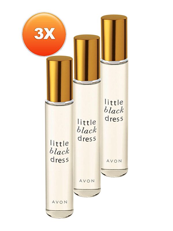AVON Little Black Dress Kadın Parfüm Çanta Boyu Edp 10 Ml. Üçlü Set