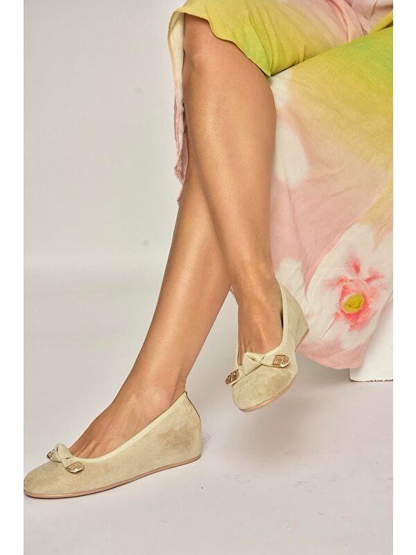 Fox Shoes Bej Fox Shoes Ayakkabi Kadın Y250750702