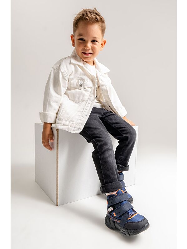 Erkek Çocuk Lacivert Suya Dayanıklı Anatomik Günlük Bot - Görsel 3