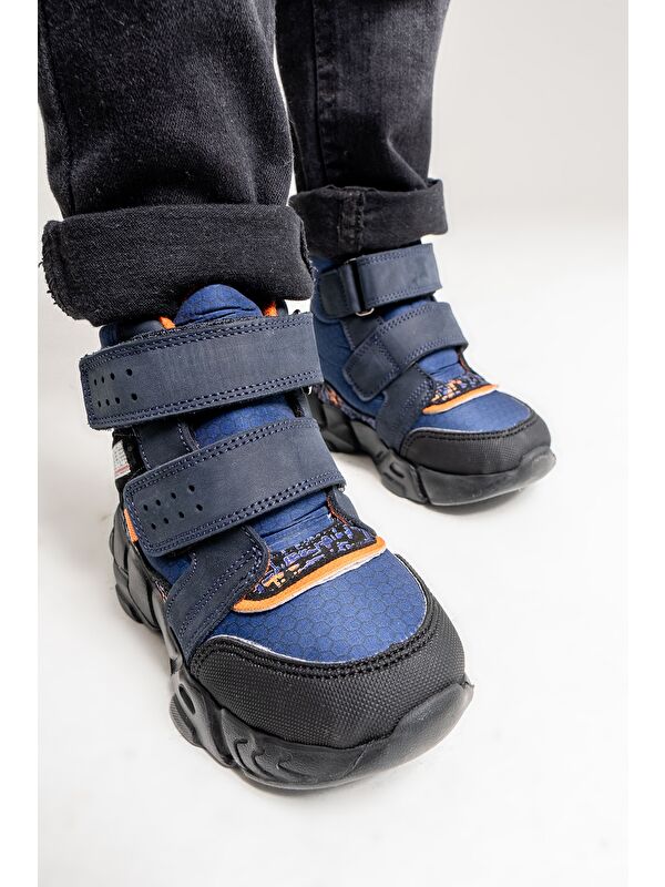 Erkek Çocuk Lacivert Suya Dayanıklı Anatomik Günlük Bot - Görsel 5