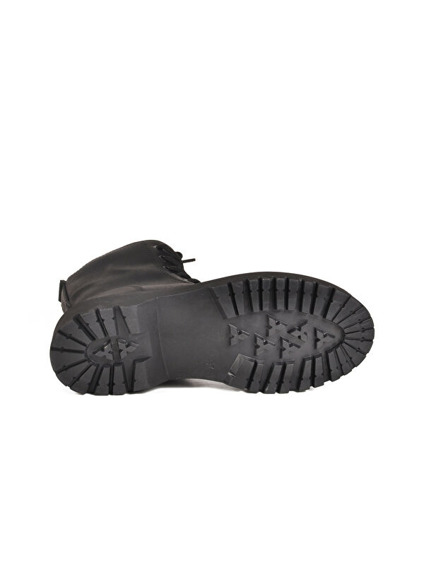 Siyah Zümrüt Bağcıklı Fermuarlı Kadın Bot Terra 5000 Z - Görsel 6