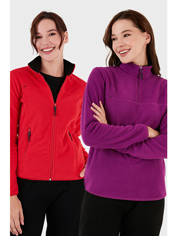 Lela Slim Fit Yumuşak Dokulu Anti-Pilling Tüylenme Yapmayan 2'li Paket Polar 590700200S2
