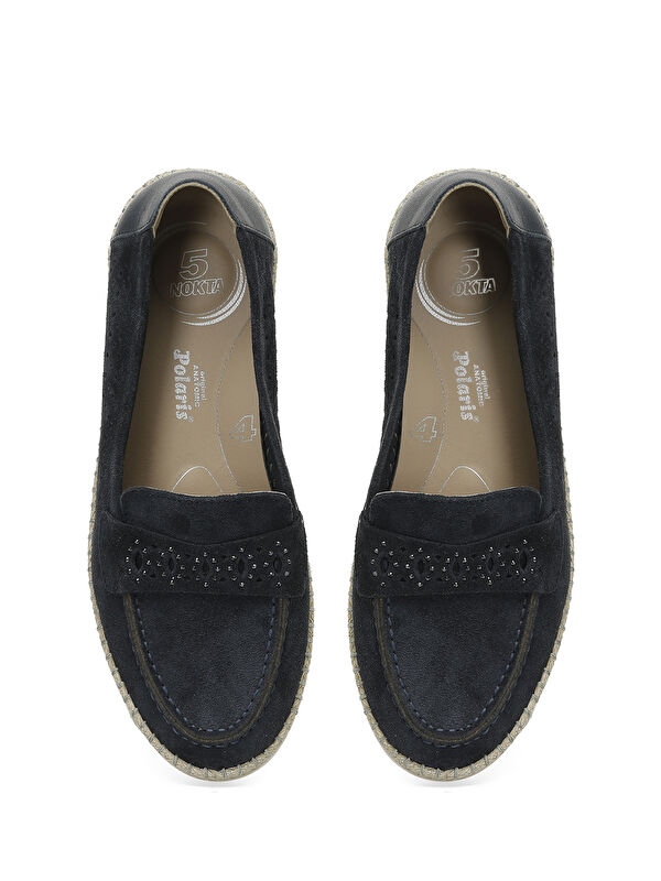 105454.Z5FX Lacivert Kadın Loafer - Görsel 5