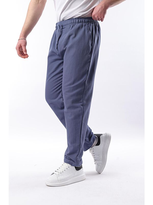 Madmext İndigo Fit Kesim Erkek %100 Pamuk Pantolon E6558