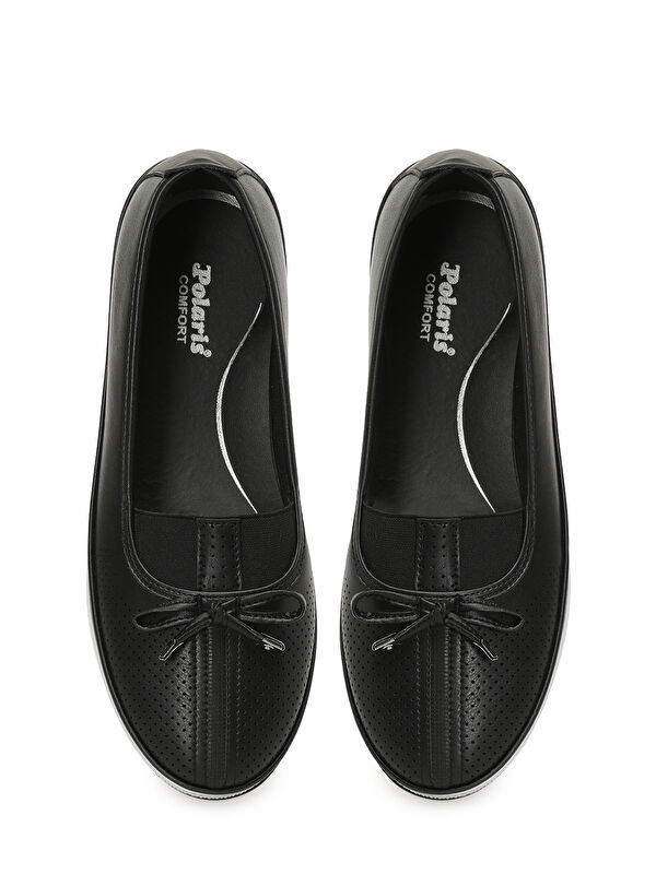 166073.Z5PR Siyah Kadın Düz Ayakkabı - Görsel 5