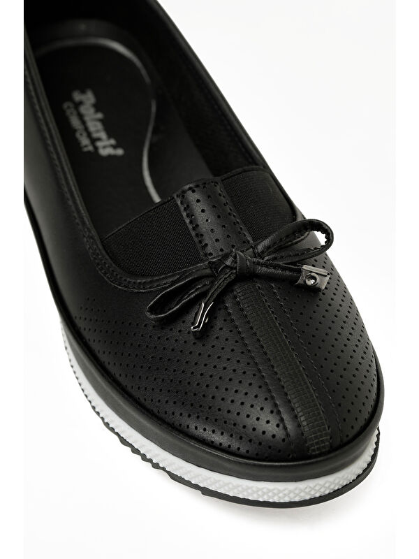 166073.Z5PR Siyah Kadın Düz Ayakkabı - Görsel 8