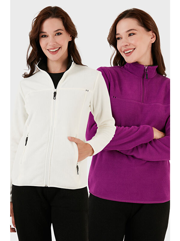 Lela Slim Fit Yumuşak Dokulu Anti-Pilling Tüylenme Yapmayan 2'li Paket Polar 590700200S2