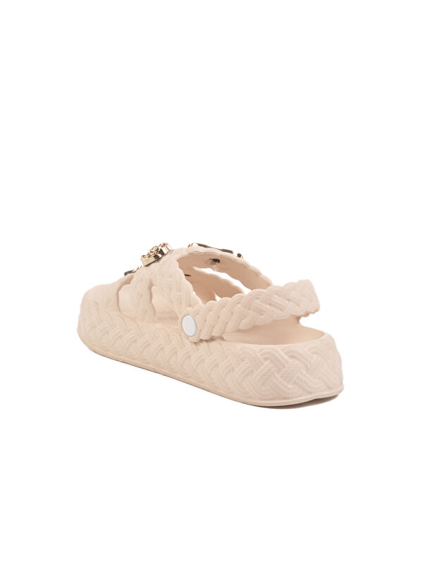 Ekru Eva Hafif Esnek Kadın Terlik 804 Z - Görsel 5