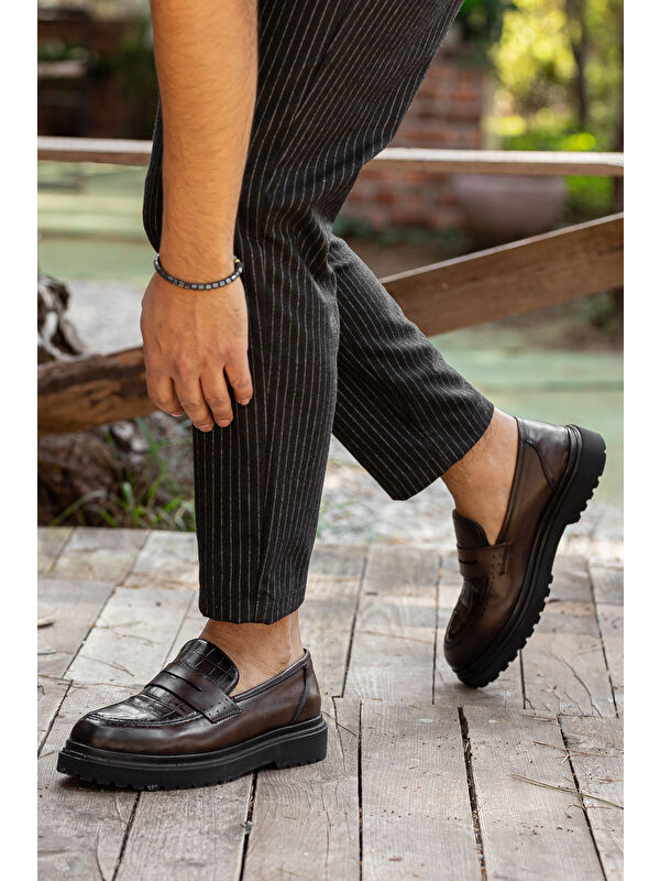 D0806 Günlük Ortopedik Erkek Klasik Ayakkabı - Görsel 3