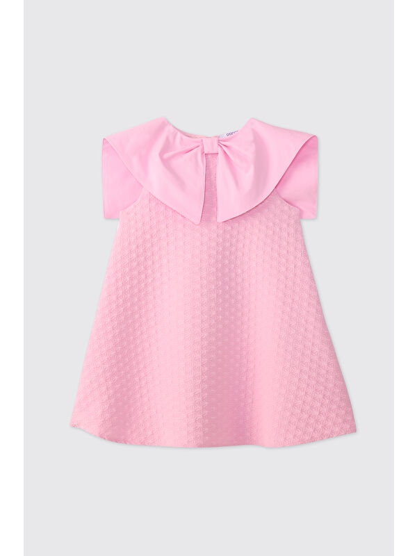 Panço Kız Çocuk Pembe Elbise