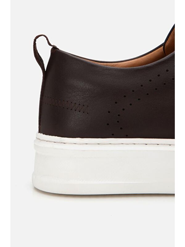 Erkek Deri Kahverengi Hafif Tabanlı Spor Ayakkabı - Görsel 8