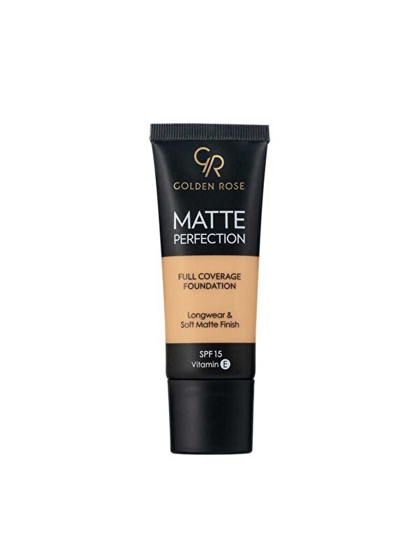 GOLDEN ROSE Matte Perfection Foundation Warm 05 Söğüt Özü & Üzüm Çekirdeği Yağlı Mat Fondöten 35 ml