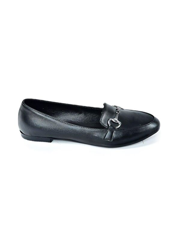 Fox Shoes Siyah Kadın Babet Y290110009