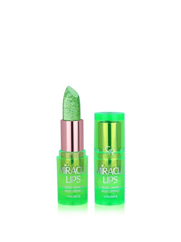 GOLDEN ROSE Miracle Lips Jelly Lipstick 102 Bright Pink Renk Değiştiren Jel Ruj 3,7 g