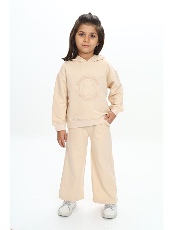 Toontoykids Kız Çocuk Baskılı Eşofman Takım