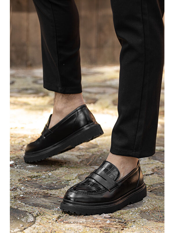 D0806 Günlük Ortopedik Erkek Klasik Ayakkabı - Görsel 4