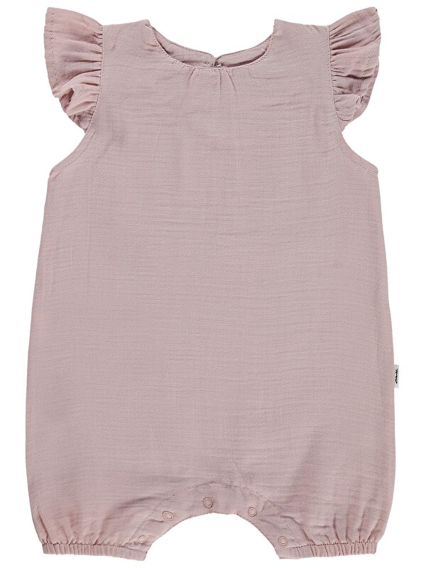 Civil Baby Volanlı Kol Şortlu 6-18 Ay Tulum - Pembe