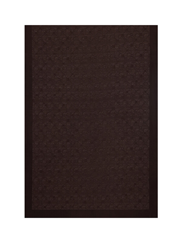 AKER Koyu Kahverengi 70X190 CM Koza Şal