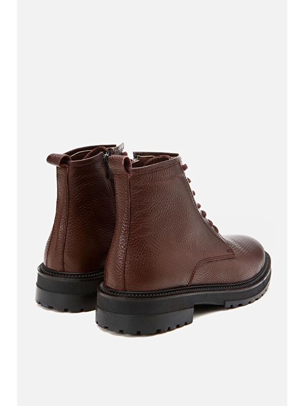 Hakiki Deri Kahve Erkek Günlük Bot - Görsel 8