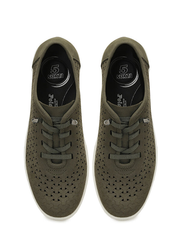 105550.SZ5FX Haki Kadın Dolgu Ayakkabı - Görsel 5