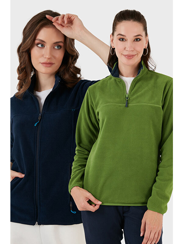 Lela Slim Fit Yumuşak Dokulu Anti-Pilling Tüylenme Yapmayan 2'li Paket Polar 590700200S2