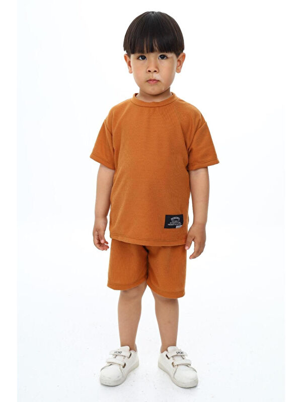 My Kids Wear Bisiklet Yaka Şortlu Erkek Çocuk Şortlu Takım