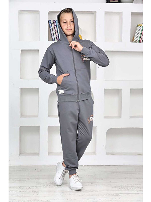 My Kids Wear Fermuarlı Kapüşonlu Okul Takımları