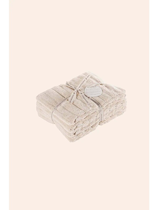 İrya Arora %100 Pamuk Havlu 4/50x90 cm Sandy Beige