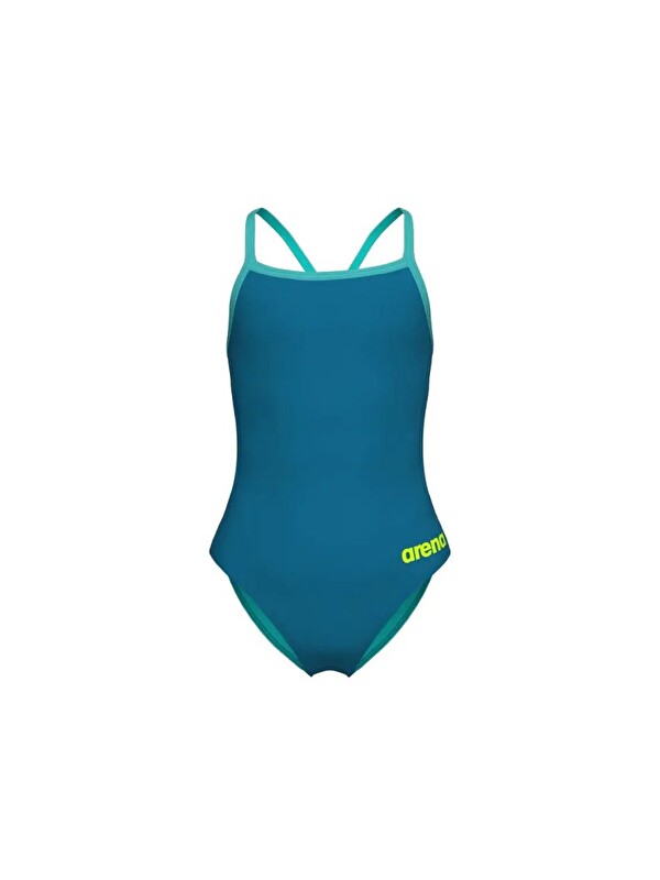 Arena Girls Team Swimsuit Challenge Solid Kız Çocuk Yüzücü Mayosu 004765668