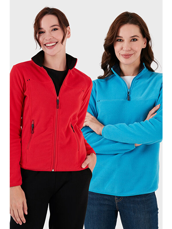 Lela Slim Fit Yumuşak Dokulu Anti-Pilling Tüylenme Yapmayan 2'li Paket Polar 590700200S2