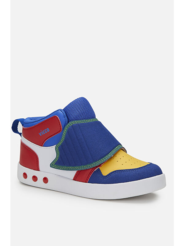 Ufo Işıklı Erkek Çocuk Saks Mavi Bot - Görsel 3