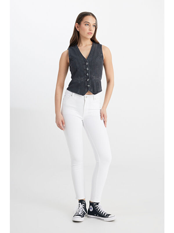 Lee Skinny Fit Yüksek Bel Çok Dar Paça Jean Pantolon