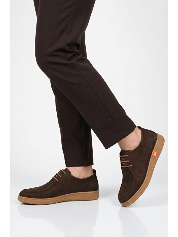 Ayakmod Kahverengi Ayakmod Hakiki Deri Kadın Casual Ayakkabı 2005 Z