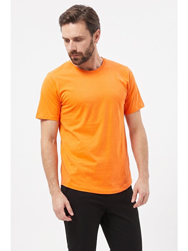 Fullamoda Basic Bisiklet Yaka Tişört