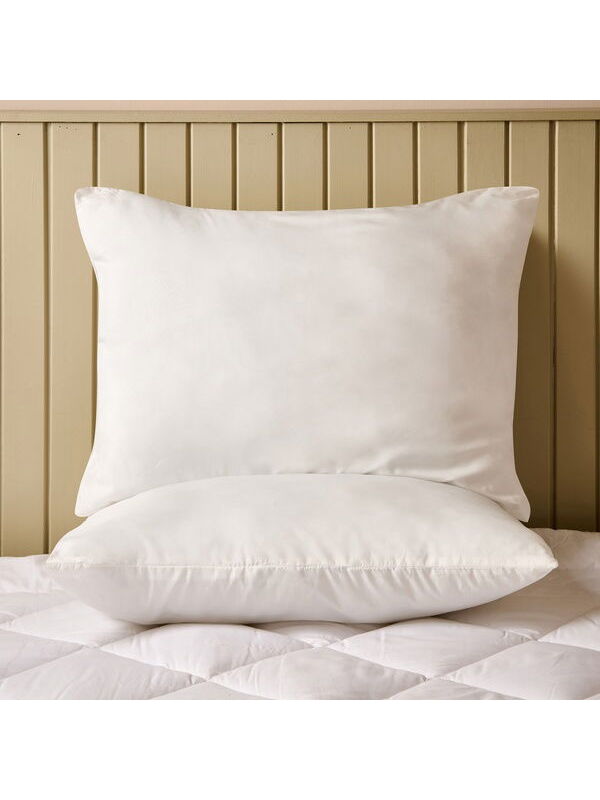 Evidea Soft 2'li Microfiber Yastık - Beyaz - 50x70 cm