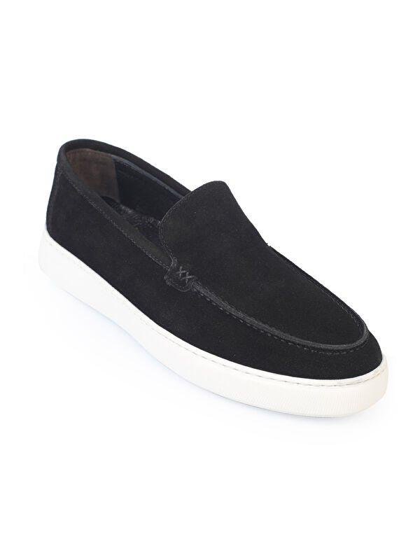 Capone Outfitters Fidel Hakiki Deri Süet İçi Hakiki Deri Astarlı Erkek Loafer Ayakkabı