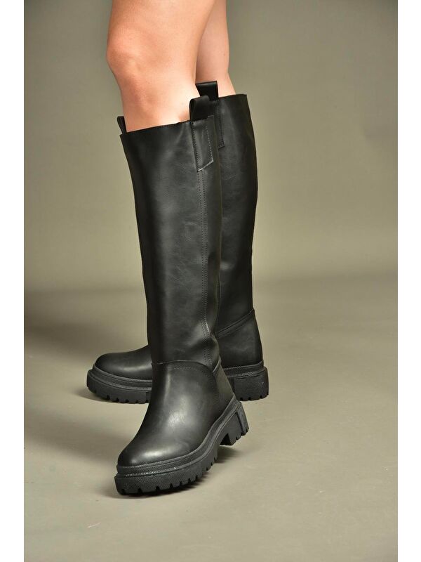 Fox Shoes Siyah Fox Shoes Çizme Kadın V973555509