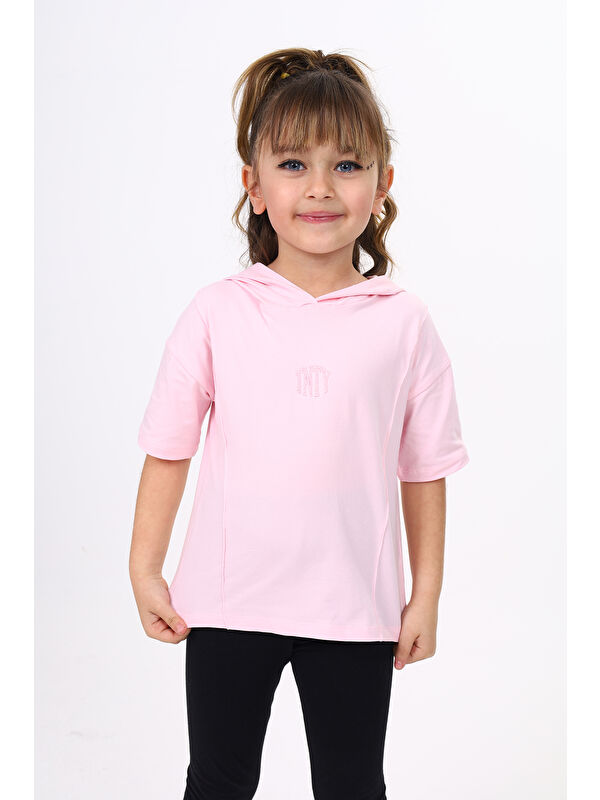 Toontoykids Kız Çocuk Nakışlı Tişört